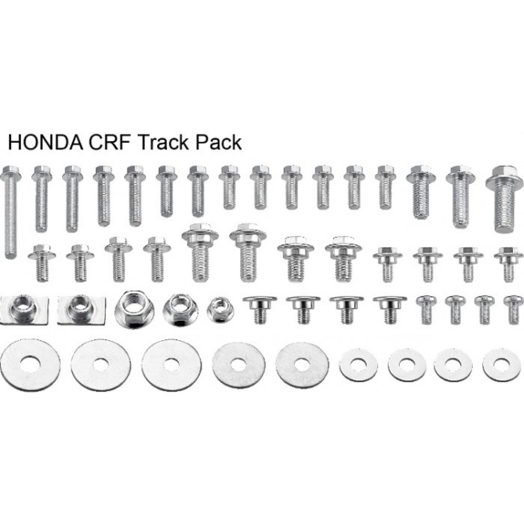Набор болтов крепления пластика универсальный ACCEL Honda CR/CRF