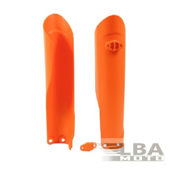 Защита вилки (пара) R-Tech KTM SX/SXF/XC/EXC125-500 15-22 (R-PSKTMAR0016) оранж.