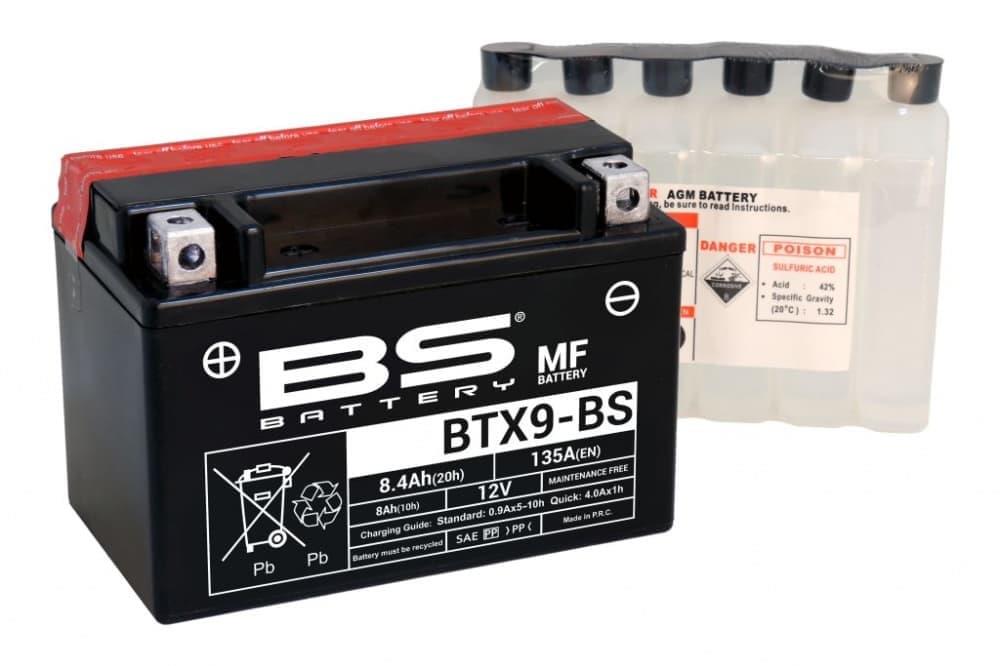 Аккумулятор BS-BATTERY BTX9-BS/YTX9-BS