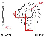 Звезда цепного привода JTF1590 13SC