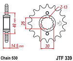 Звезда цепного привода JTF339 16