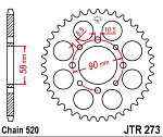 Звезда цепного привода JTR273 45