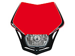 Фара с обтекателем R-Tech V-Face красная/черная (R-MASKRSNR008)