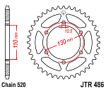Звезда цепного привода JTR486.45