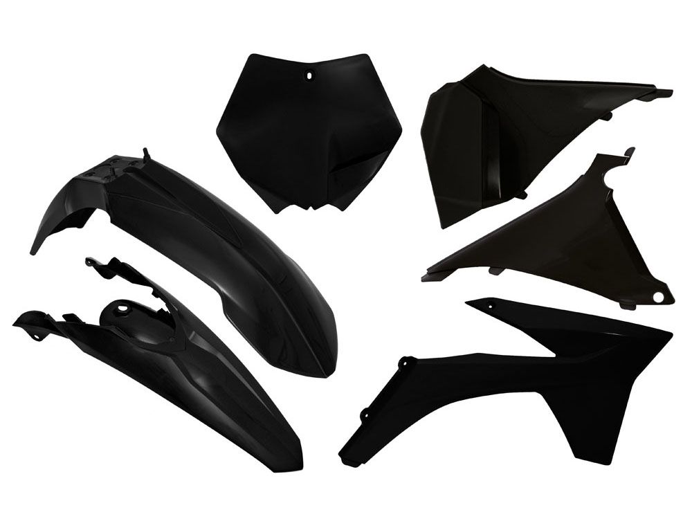 Комплект пластика R-Tech KTM SX125/150/250 2011 (R-KITKTM-NR0-519) Черный