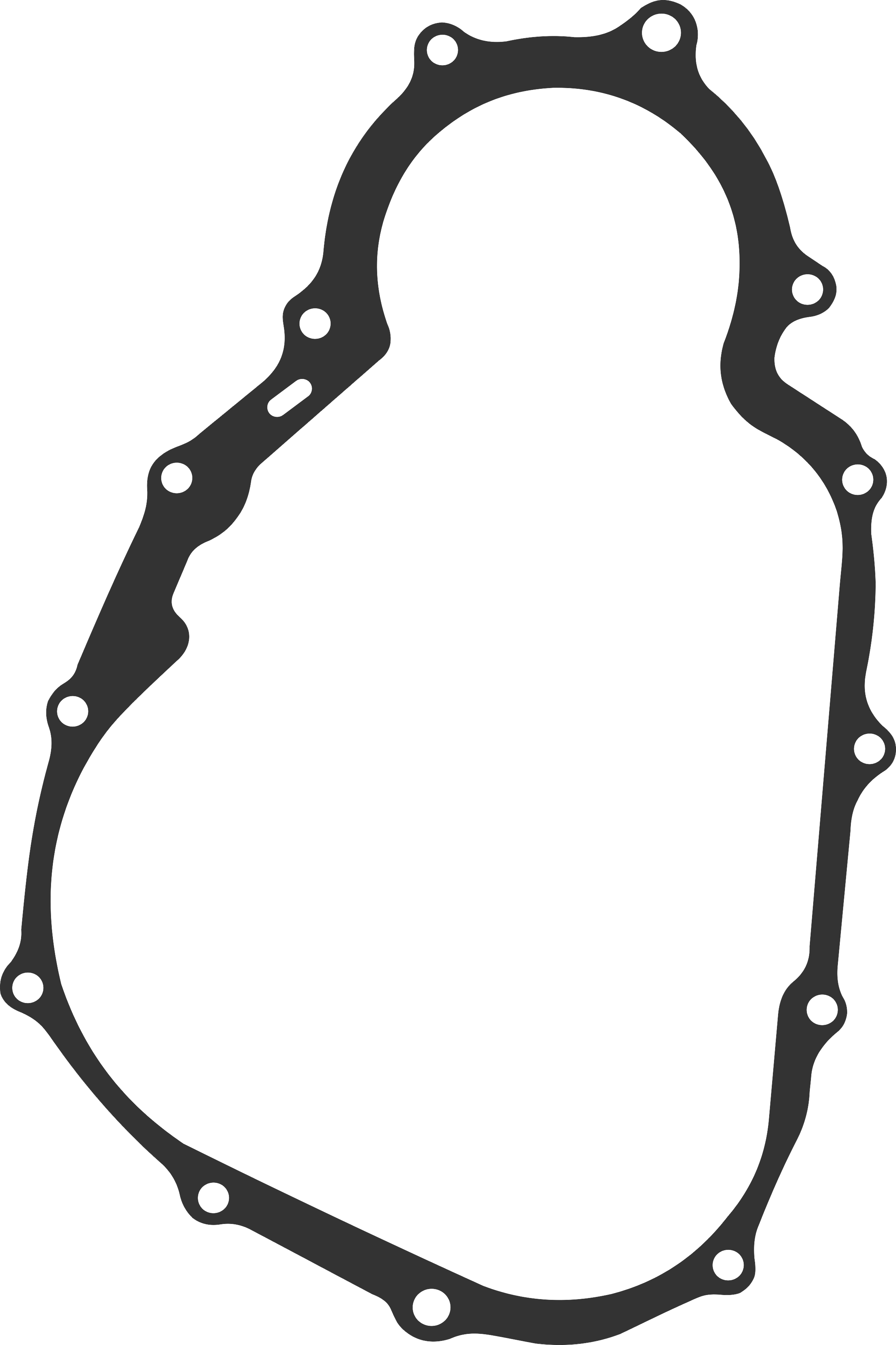 164FML прокладка крышки сцепления