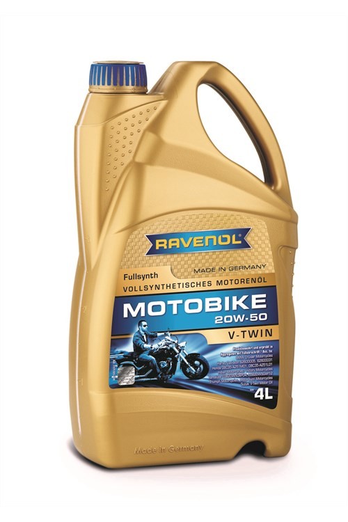 Моторное масло RAVENOL Motobike 4-T V-TWIN Fullsynth 20W-50 (4л)