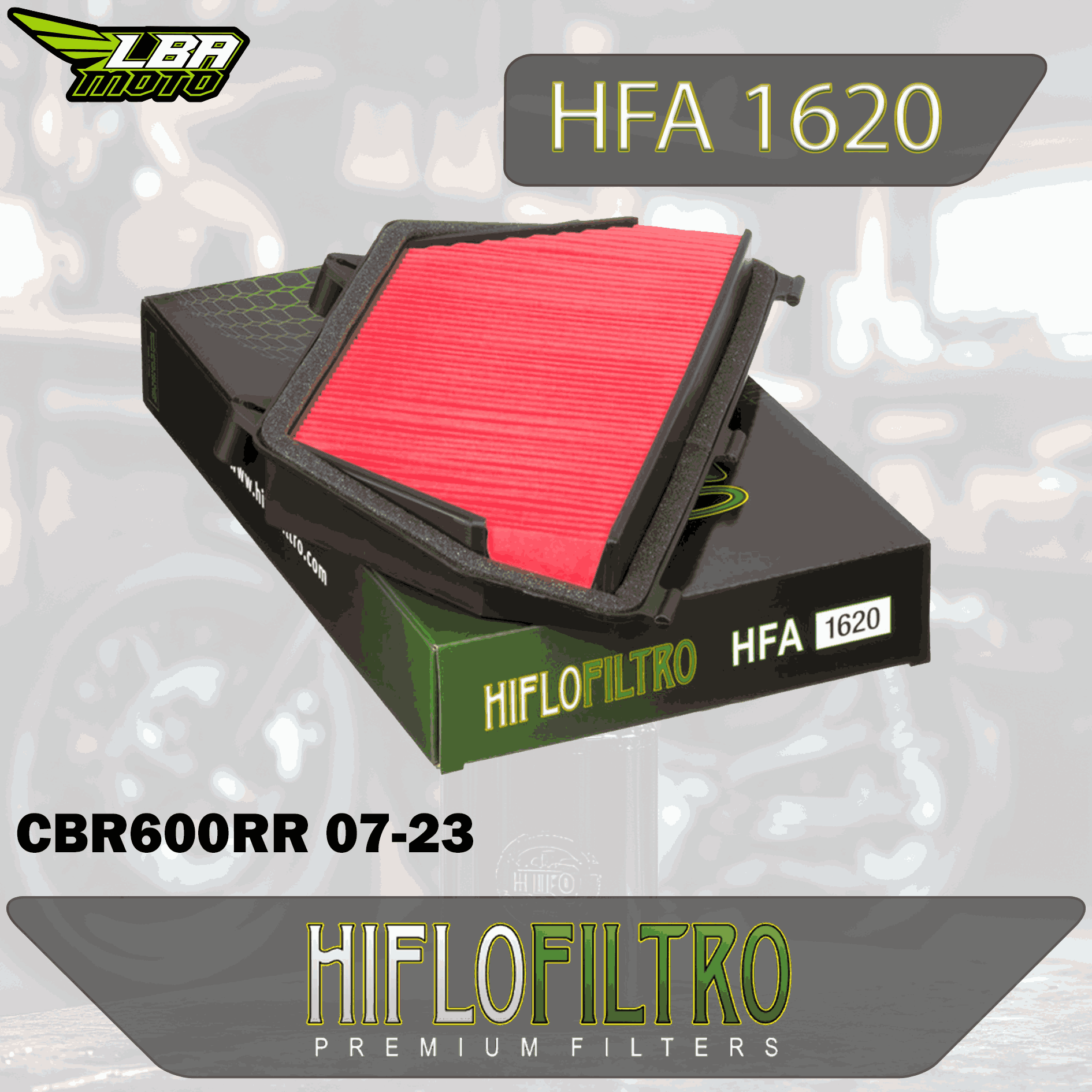 Воздушный фильтр HIFLO HFA1620 Honda CBR600RR 07-23