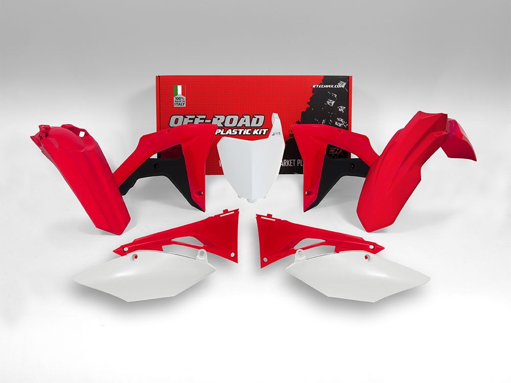 Комплект пластика R-Tech Honda CRF250RX 19-21, CRF450RX 19-20 (R-KITCRF-OEM-601) бело-красный