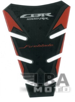 Наклейка на бак для мотоцикла Honda CBR1000RR Красно-Черная