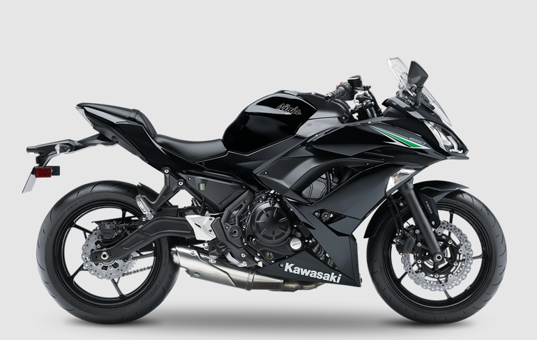 Комплект пластика для мотоцикла Kawasaki ER-6F 21-23 Черный