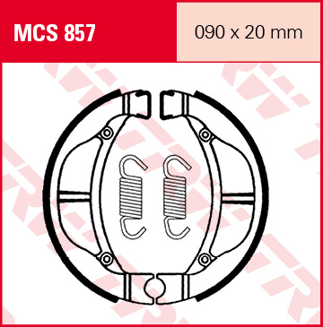 Тормозные колодки TRW MCS857