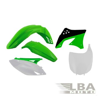 Комплект пластика R-Tech Kawasaki KX450F 09-11 (R-KITKXF-OEM-510) зеленый/черный/белый