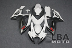 Комплект пластика для мотоцикла Suzuki GSX-R600/750 06-07 Бело-Серебрянный