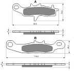Тормозные колодки Gold-Fren 108 K5