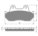Тормозные колодки Gold-Fren 050 S3