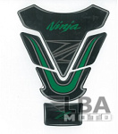 Наклейка на бак для мотоцикла Kawasaki Ninja Z Черно-Зеленая