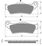 Тормозные колодки Gold-Fren 031 S3