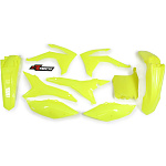Комплект пластика R-Tech Honda CRF250R 14-17, CRF450R 13-16 (R-KITCRF-GF0-517) неоновый желтый