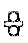 Прокладка ГБЦ CHAKIN Honda VF1100C Magna 83-86 12251-MB4-306, 12251-MB4-000