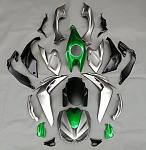 Комплект пластика для мотоцикла Kawasaki Z1000 14-19 Зелено-Серый
