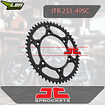 Звезда цепного привода JTR251 49sc