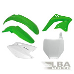 Комплект пластика R-Tech Kawasaki KX450F 06-08 (R-KITKXF-OEM-506) зеленый/белый