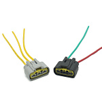 Фишки реле зарядки Honda CBR600RR 13-22, Suzuki AN650 13-16, Yamaha FZ1,FZ8,FJ,R1,XV19,XVS950 и др.