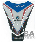 Наклейка на бак для мотоцикла BMW S1000RR Сине-Бело-Черная