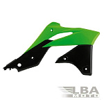 Обтекатели радиатора R-Tech Kawasaki KX250F 13-16 (R-CVKXFVENR13) зеленые/черные