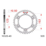 Звезда цепного привода AFAM Сталь 10320-40 (JTR301.40)