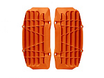 Решетки радиатора усиленные R-Tech KTM SX/SX-F 16-18, EXC/EXCF/XC-W 17-18 оранжевые  (R-GRKTMAR0017)