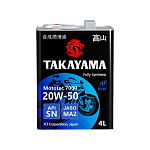 Масло Takayama Mototec 7000 4T 20W-50 SN MA-2 4л (металл)