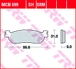 Тормозные колодки TRW MCB699
