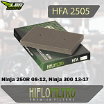 Воздушный фильтр HIFLO HFA2505 Kawasaki Ninja 250R 08-12, Ninja 300 13-17, Z300 14-18