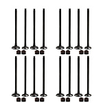 Комплект клапанов c маслосъемными колпачками AHL Kawasaki ZZR400 1989-1994