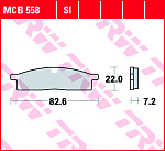 Тормозные колодки TRW MCB558SI