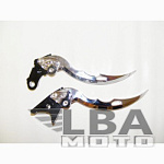 Короткие рычаги тормоза/сцепления в форме ножей для мотоциклов Moto Guzzi