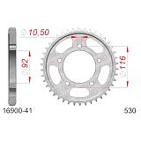 Звезда цепного привода AFAM Сталь 16900-41 (JTR1493.41)