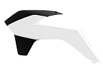 Обтекатели радиатора R-Tech KTM SXF250-450 13-15, EXC/EXCF 14-16 (R-CVKTMBNNR13) Бело-Черный