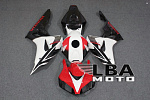 Комплект пластика для мотоцикла Honda CBR 1000RR 06-07 Черно-бело-красный 