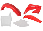 Комплект пластика R-Tech Honda CR125/250 2004-2007 (R-KITCR0-OEM-503) красный-белый