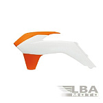 Обтекатели радиатора R-Tech KTM SXF250-450 13-15, EXC/EXCF 14-16 (R-CVKTMBNAR13) оранжевые/белые