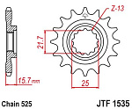 Звезда цепного привода JTF1535 15