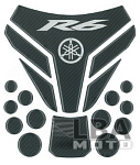 Наклейка на бак для мотоцикла Yamaha YZF-R6 Под Карбон 2