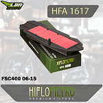 Воздушный фильтр HIFLO HFA1617 Honda FSC400 06-15, FSC600 01-16 Silver Wing