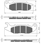 Тормозные колодки Gold-Fren 278 K5