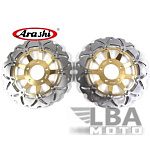 Тормозные диски передние для мотоцикла (2шт.) для Suzuki SV650 99-02, GSF Bandit 400 89-90, Katana