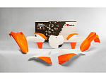 Комплект пластика R-Tech KTM SX/SXF 125/150/250/350/450 13-15 (R-KITKTM-OEM-592) Бело-Оранжевый