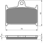 Тормозные колодки Gold-Fren 017 S3